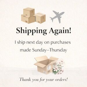 Shipping again!